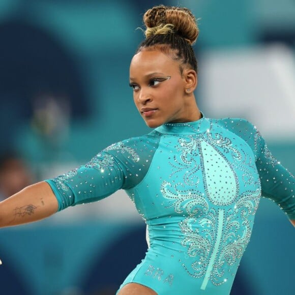 Rebeca Andrade superou Simone Biles na final do solo nas Olimpíadas de Paris 2024