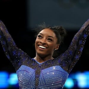 "Porque eu sempre estou à altura da ocasião e, depois de todos os traumas e quedas, sempre me levante", revelou Simone Biles