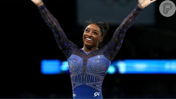 "Porque eu sempre estou à altura da ocasião e, depois de todos os traumas e quedas, sempre me levante", revelou Simone Biles