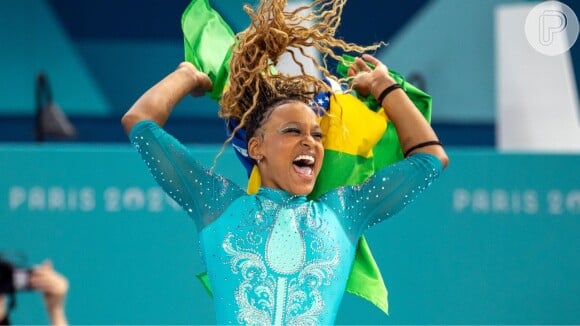 Rebeca Andrade se tornou a maior medalhista olímpica brasileira nas Olimpíadas de Paris 2024