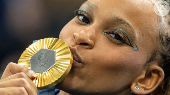 Rebeca Andrade foi medalha de ouro no solo da Ginástica Artística das Olimpíadas de Paris 2024