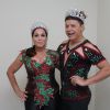 Susana Vieira e David Brazil foram coroados rainha e rei de bateria da Grande Rio em outubro