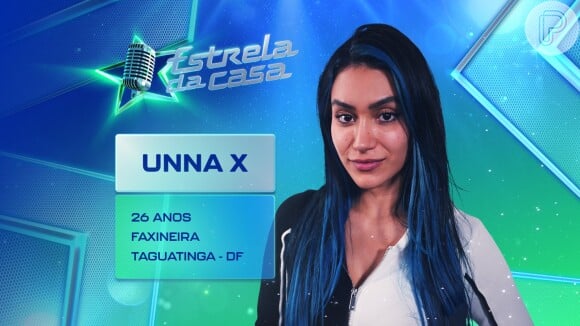 'Estrela da Casa': Unna X é faxineira e está no elenco do game