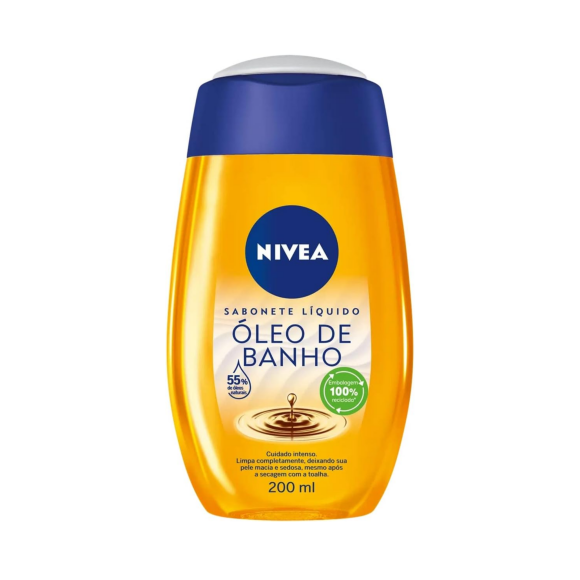 Sabonete Líquido Óleo de Banho 200ml, Nivea