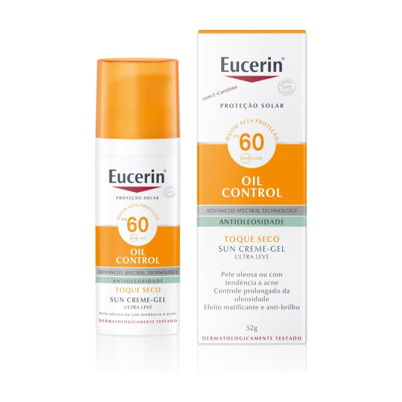 Protetor Solar Facial Oil Control Fps 60, Eucerin