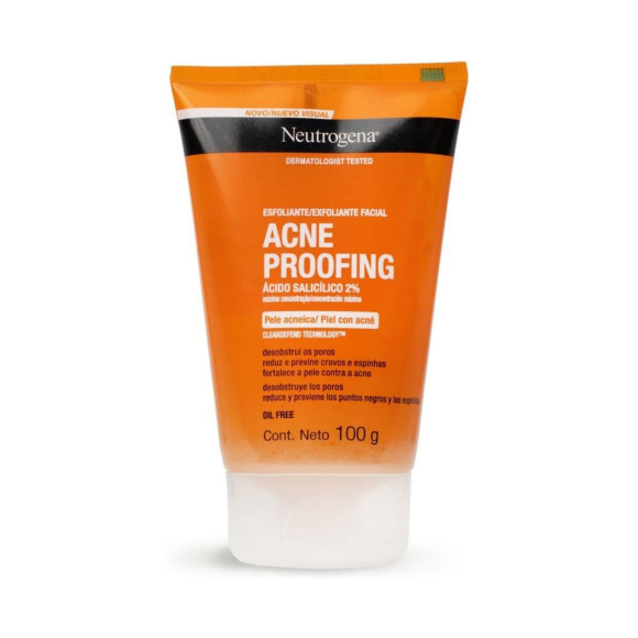 Gel Esfoliante Facial Acne Proofing, Neutrogena