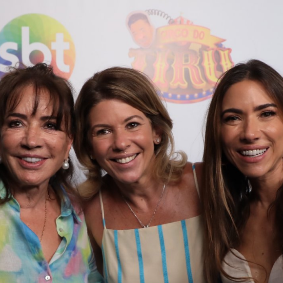Segunda esposa de Silvio Santos, Iris Abravanel teve quatro filhas com o apresentador: nesta foto estão Daniela e Patricia