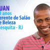 Atualmente, Luan, do 'BBB15', trabalha como gerente de um salão de beleza na Baixada Fluminense