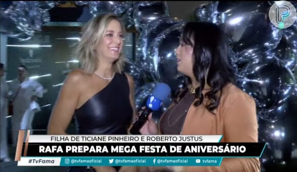 Ticiane Pinheiro contou ao TV fama que vai chegando a data e ela começa a ficar ansiosa.