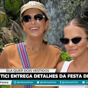 Ticiane Pinheiro falou que Rafa Justus agora quer dois vestidos.