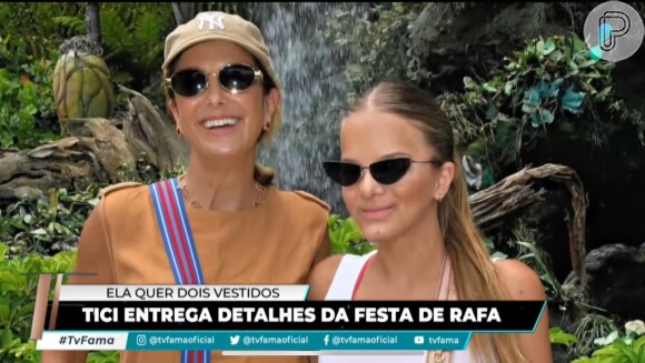 Ticiane Pinheiro falou que Rafa Justus agora quer dois vestidos.