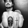 No Instagram, é possível ver algumas das tatuagens de Caio Castro