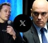 Alexandre de Moraes, ministro do STF (Supremo Tribunal Federal), intimou Elon Musk, exigindo a nomeação de um novo representante legal do X - antigo Twitter - no Brasil no prazo de 24 horas; bilionário não fez o que foi pedido