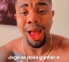 Davi Brito falou para seus seguidores terem consciência na hora de jogar.