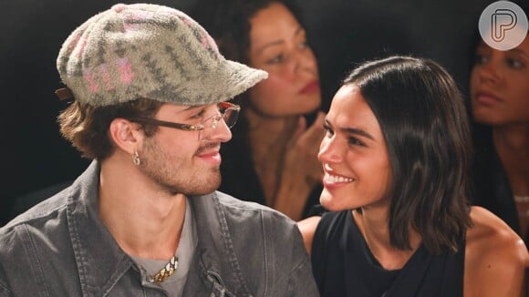 Bruna Marquezine foi com o namorado, João Guilherme Ávila, ao primeiro final de semana do Rock in Rio