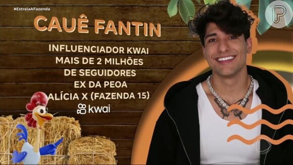 'A Fazenda 16': Cauê Fantini é influenciador e está no Paiol, lutando por uma vaga no reality