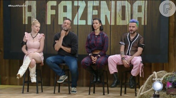 'A Fazenda 16': Larissa Tomásia, Júlia Simoura, Juninho Bill e Fernando Presto estão na segunda Roça