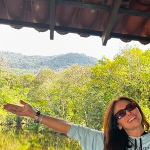 Giovanna Antonelli compartilhou várias fotos de sua estadia em um resort de luxo em Mangaratiba, no Rio de Janeiro