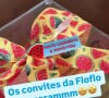 Virgínia Fonseca mostrou convite personalizado para Leonardo nos stories