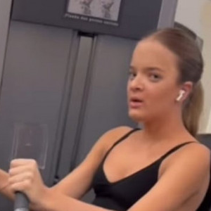 Rafaella Justus aparece exausta durante treino