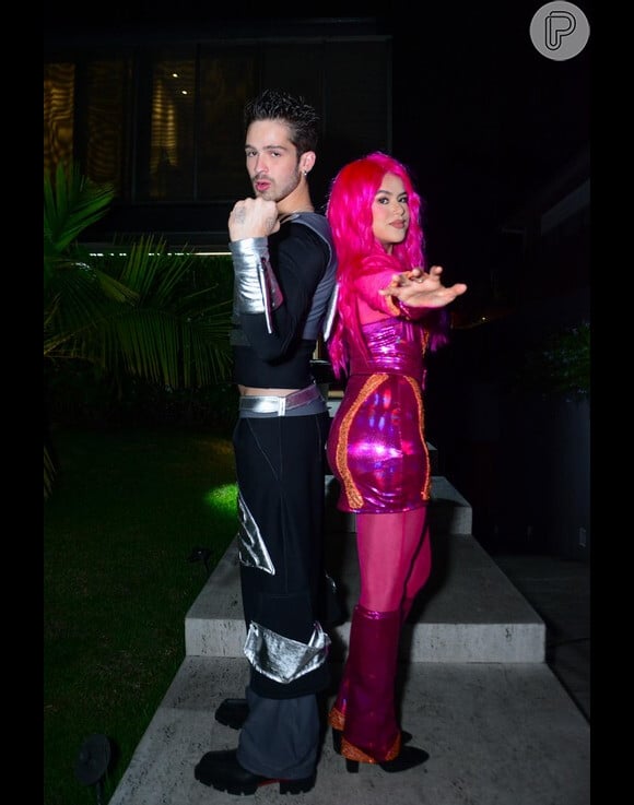 A fantasia de Sharkboy e Lavagirl também já foi usada pela dupla João Guilherme e Maisa durante uma festa de Halloween.