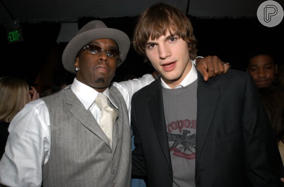 Amizade de Ashton Kutcher com P. Diddy vira alvo de especulação em meio a graves acusações contra o rapper