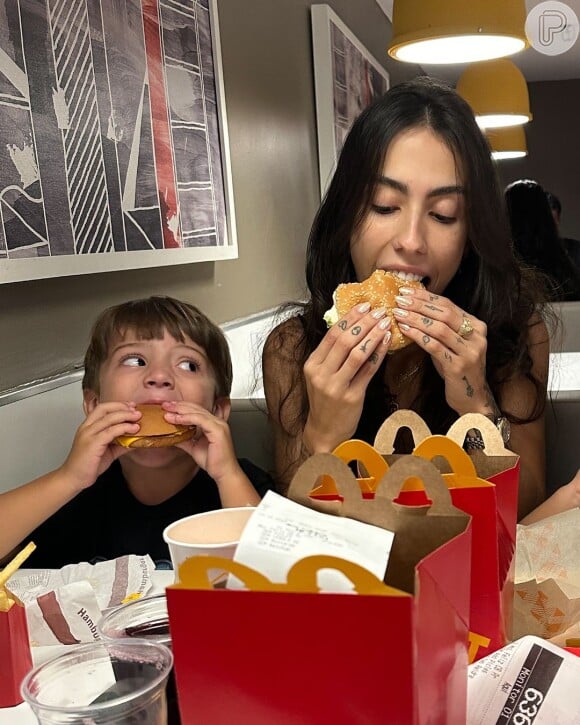 Gabi Brandt fez um alerta aos seguidores que têm filhos e explicou o caso do primogênito, que é fruto do relacionamento com Saulo Pôncio