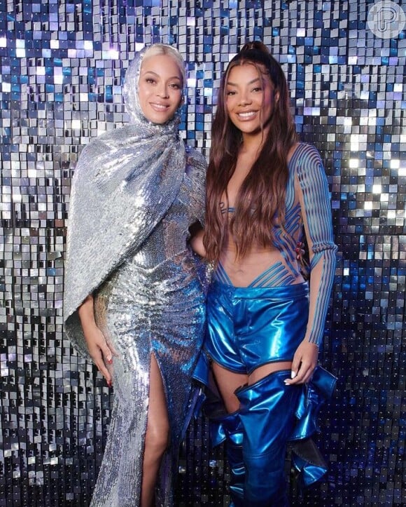 Ludmilla conheceu Beyoncé na passagem relâmpago da cantora pelo Brasil