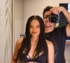 Lucy Ramos e Thiago Luciano estão juntos há 18 anos e celebraram a novidade nas redes sociais