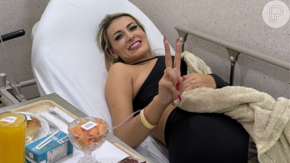 Andressa Urach vai parar no hospital com 'dor no bumbum' - e não é nada disso que você está pensando: 'Fiquei orando'