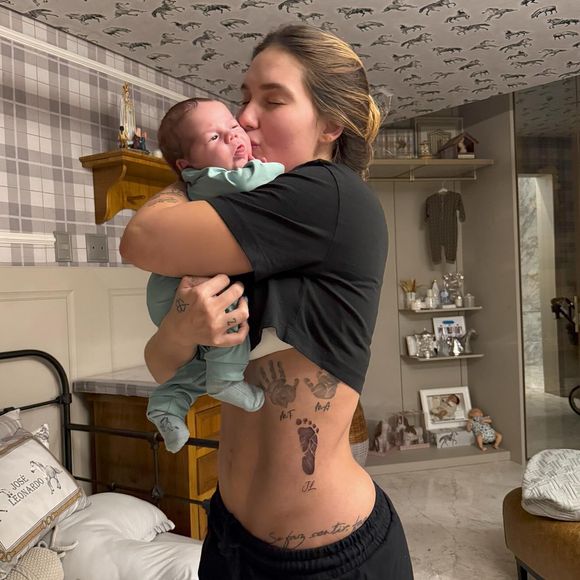 O filho caçula de Virgínia Fonseca nasceu há pouco mais de 2 meses