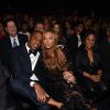 Beyoncé e Jay-Z posam juntos nos bastidores do Grammy Awards 2015, em 8 de fevereiro de 2015