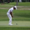 Rodrigo Lombardi mostra talento no golfe