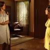 O depoimento de Lena (Monique Curi) irrita Lívia (Claudia Raia) e, para contradizer a secretária, a criminosa se complica, em 'Salve Jorge'