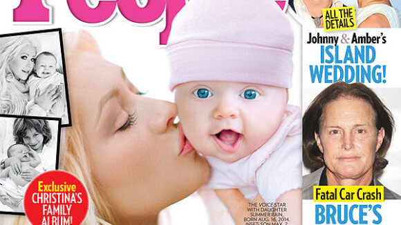 Christina Aguilera apresenta a filha, Summer Rain, em revista: 'Um anjo'