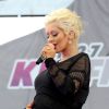 Christina Aguilera ainda grávida de Summer Rain