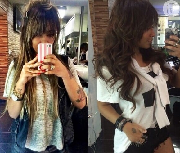 Mudanças de visual sempre estão presente na vida e nos cabelos de Rafaella Santos , 14 de fevereiro de 2015