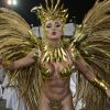 Juju Salimeni desfila abdômen sarado em São Paulo, pela Mancha Verde, no Carnaval de 2015