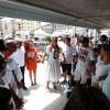 Ivete Sangalo e convidados fizeram oração durante passagem do trio elétrico