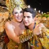 Claudia Raia, que completou 30 anos de desfile pela Beija-Flor, escreveu uma mensagem comentando a vitória: 'Com essa alegria e garra ganhamos o Carnaval!!!! Parabéns minha Beija-Flor!'