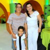 Zeca Pagodinho curte festa do neto Noah em casa de festas no Recreio dos Bandeirantes, no Rio