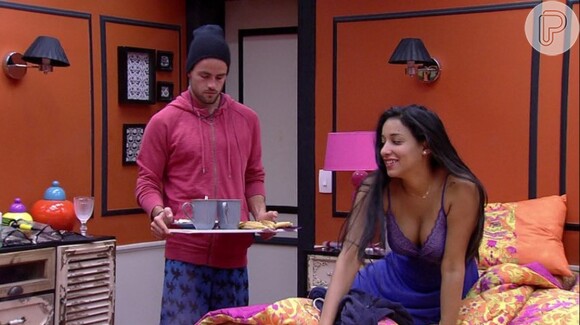 Rafael preparou sanduíches para Talita: 'Posso usufruir muito disso de hoje até amanhã', disse ela