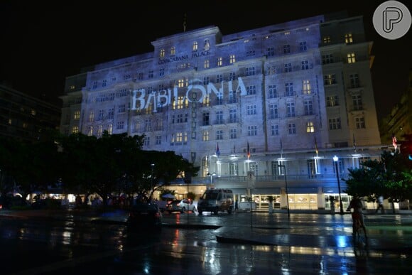 A festa de lançamento da novela 'Babilônia' aconteceu no hotel Copacabana Palace