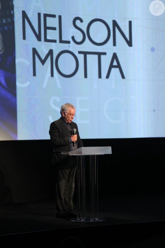 Nelson Motta é homenageado em premiação