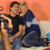 Xuxa e Junno aproveitaram o momento juntos para gravar um especial que vai ao ar no 'TV Xuxa' deste domingo (5)