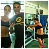 Giovanna Ewbank mostra barriga sarada em treino e personal Chico Salgado posta foto no Instagram, em 3 de maio de 2013