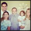 Maria Sophia, filha do cantor Pedro Leonardo, foi batizada em 5 de maio de 2013, em Goiás