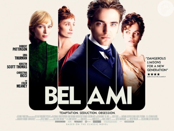 Outro filme de sucesso do aniversariante é o longa 'Bel Ami', com a artista Uma Thurman