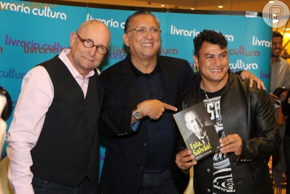 Famosos prestigiaram lançamento da biografia 'Fala, Galvão', de Galvão Bueno, nesta terça-feira, 7 de abril de 2015