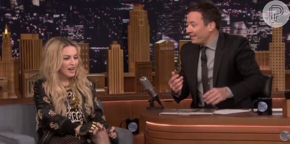 Em entrevista ao apresentador Jimmy Fallon, Madonna revela: 'Sou uma espécie de comediante enrustida'